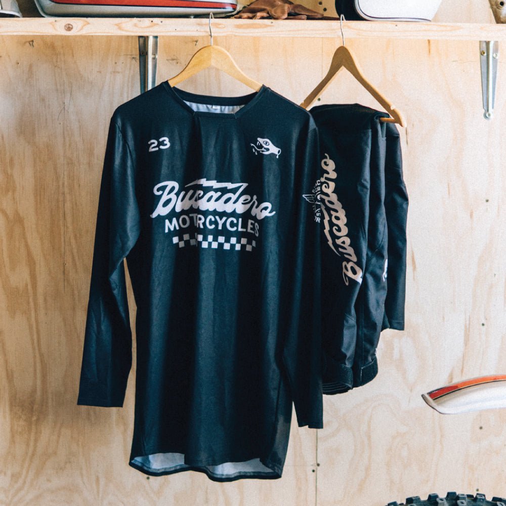 Gila Moto Jersey - Black - Buscadero Motorcycles